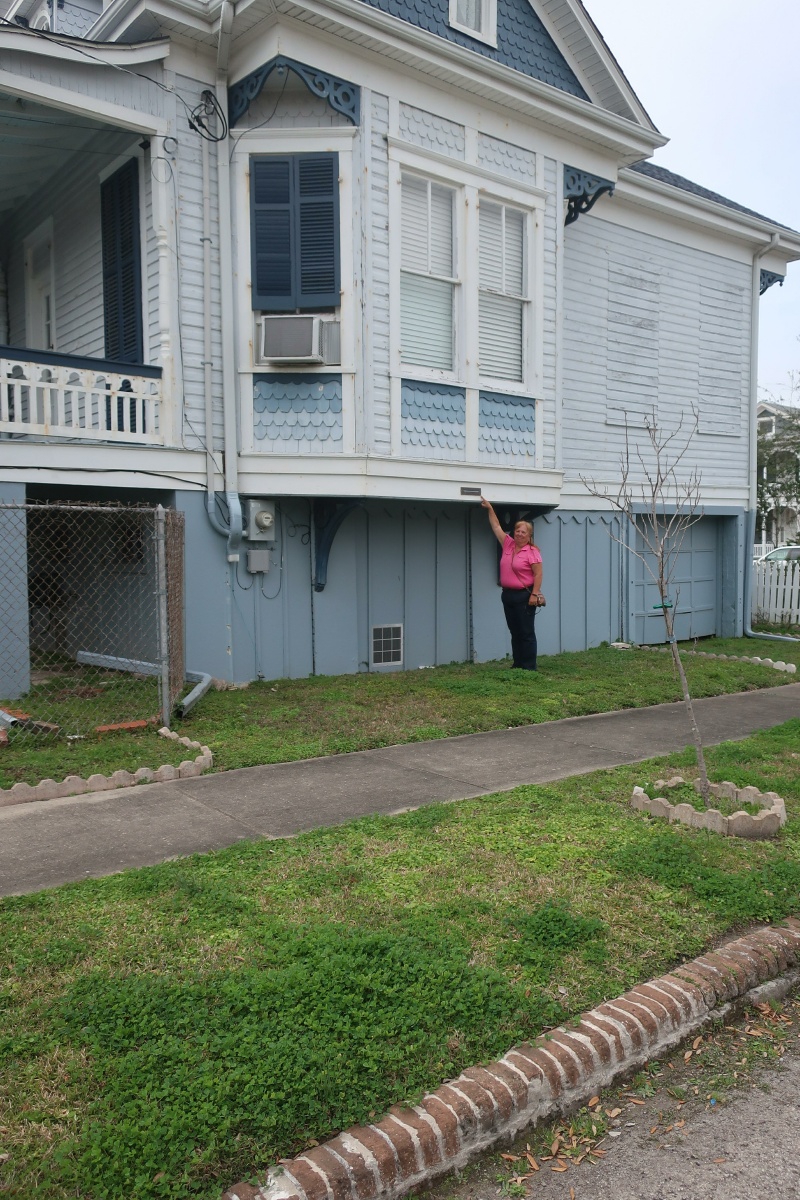 D Galveston water levels from Hurricane Ike Sept 2008