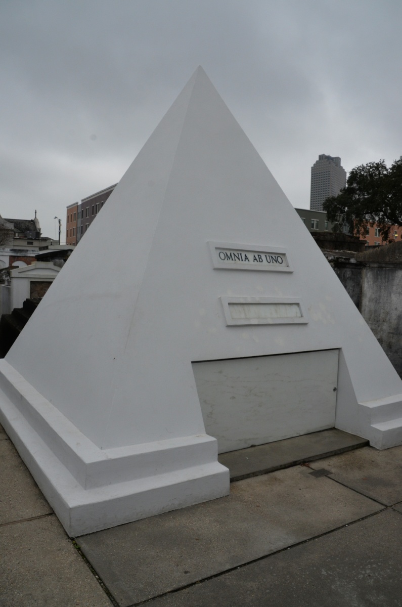 A St Louis Cemetery No 1 and future grave of actor Nicolas Cage