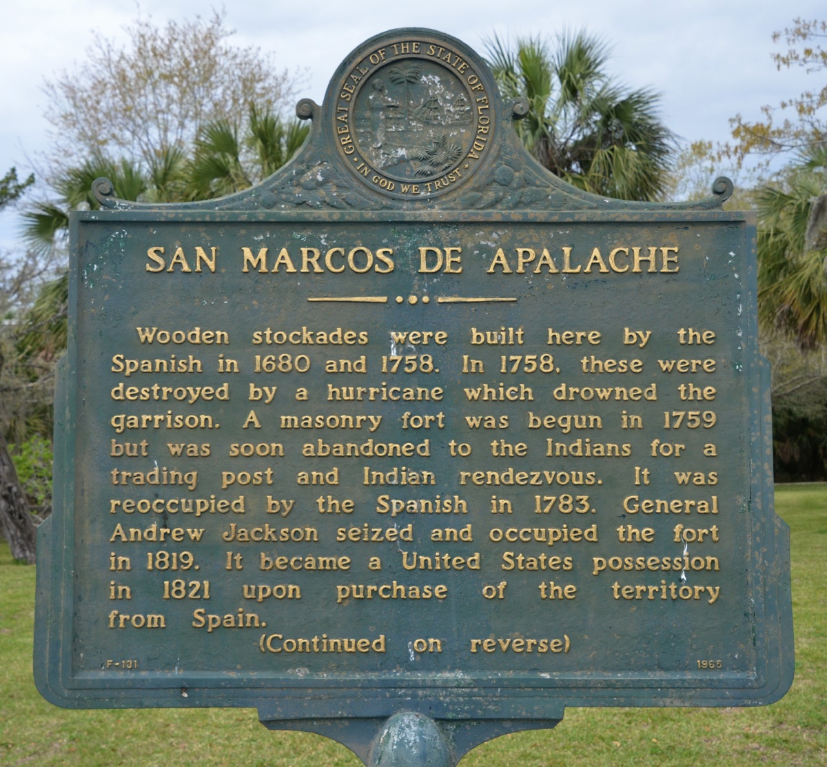 N San Marcos de Apalache fort  9270